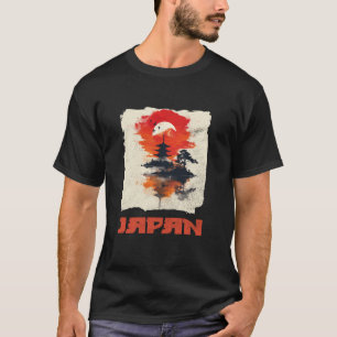 Camiseta Fã da cultura do Japão gráfico para amantes da est