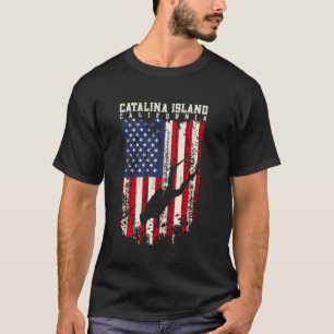 Camiseta Fã da Ilha Catalina Viajar Férias Califórnia