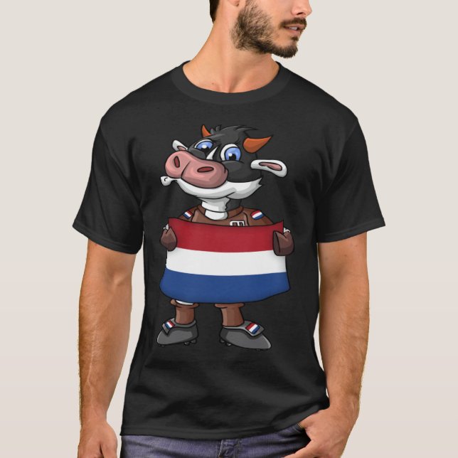 Camiseta Fã da Vaca Holandesa (Frente)