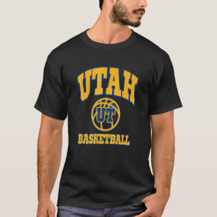 Camiseta Fã de Basquete de Utah Jersey Estilo Esportivo Est
