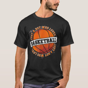 Camiseta Fã de Basquete Jogador de Basquete Meninos Esporte