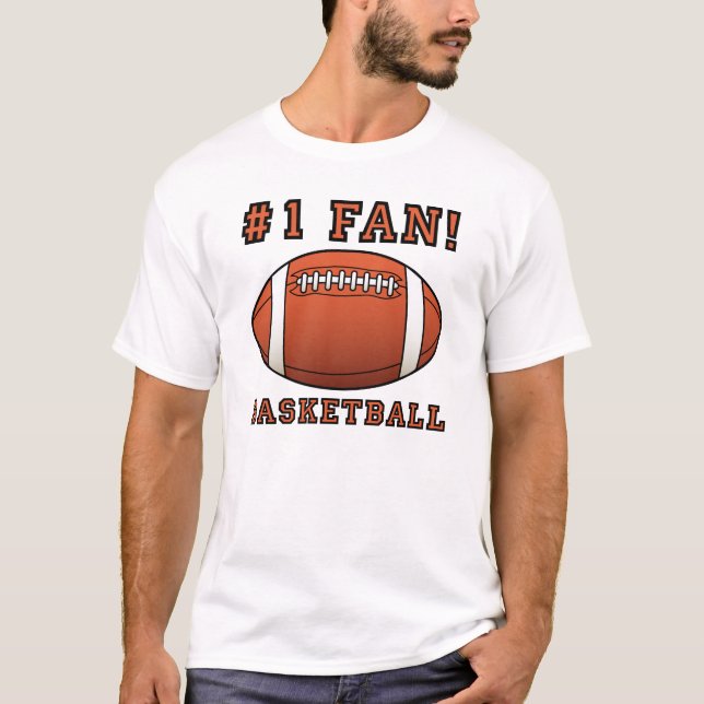 Camiseta Fã de Basquete Não (Frente)