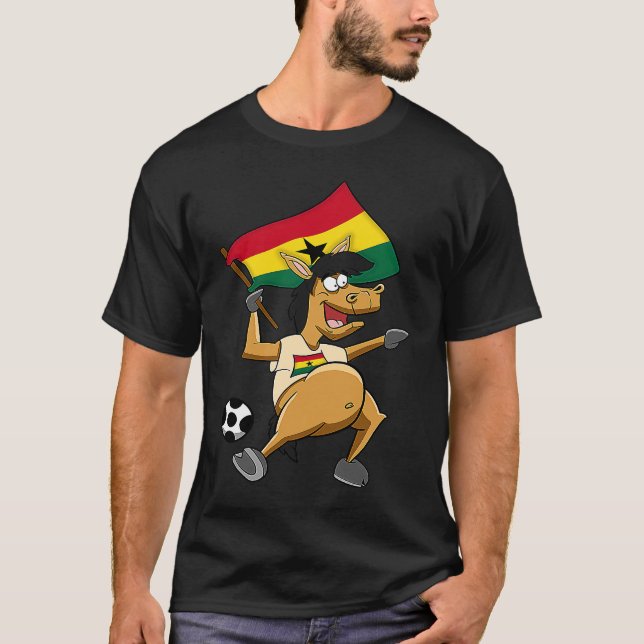 Camiseta Fã de cavalos do Gana (Frente)