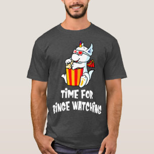 Camiseta Fã de Cinema de Dragão Fofo Maratona