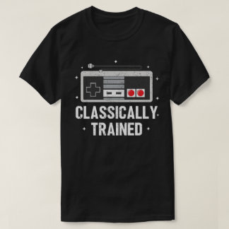 Camiseta Fã de Controle de Jogo Retrô dos Anos 80 Treinado