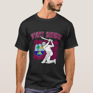 Camiseta Fã de críquete das Índias Ocidentais Adepto das Ín
