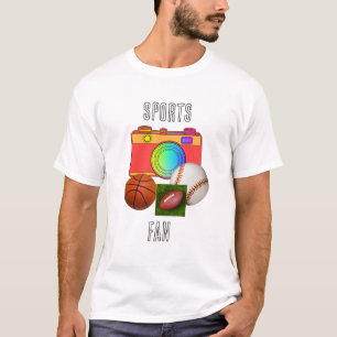 Camiseta Fã de Esportes Masculino