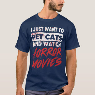 Camiseta Fã de Filme de Terror Engraçado Citação de Amante
