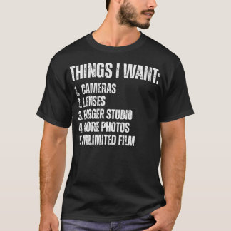 Camiseta Fã de Fotografia Troca Trocadilho para Edição de F
