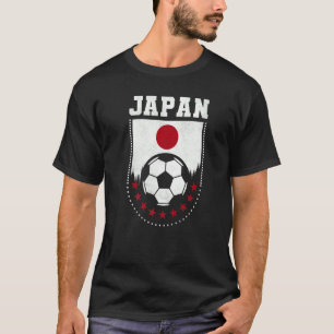 Camiseta Fã de Futebol com Bandeira do Japão