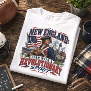 Camiseta Fã de Futebol com Espírito Revolucionário da Nova