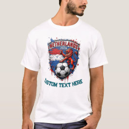 Camiseta Fã de futebol personalizado da Holanda