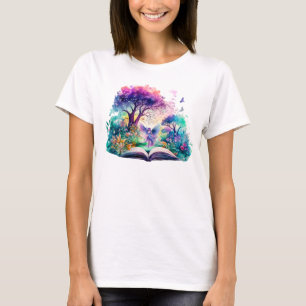 Camiseta Fã de Livros de Fantasia Fada