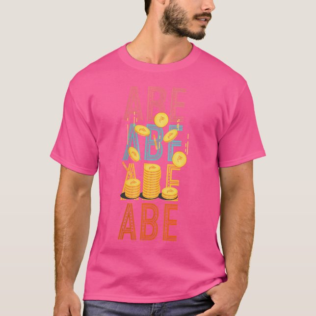 Camiseta Fã de Moedas Personalizadas Wo Abe (Frente)