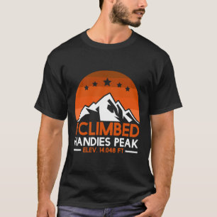 Camiseta Fã de montanha Colorado Handies Peak Trilha Alpini