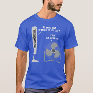 Camiseta Fã de Música Heavy Metal Grande Fã de Metal Engraç