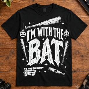 Camiseta Fã de Quadrinhos Estou Com O Morcego Estilo de Sup
