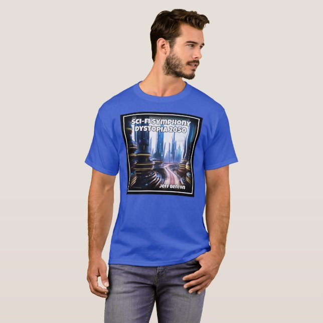 Camiseta fã de Sinfonia de Ficção Científica Dysto (Frente Completa)
