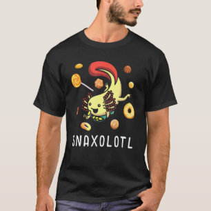 Camiseta Fã de Snaxolotl Lanche Animal Fofo Peixe Axolotl