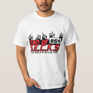 Camiseta Fã do t-shirt de Secks #61