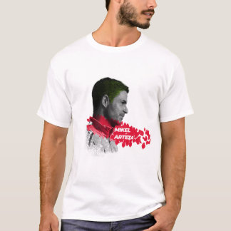 Camiseta Fã do Treinador Gráfico Moderno de Futebol Mikel A