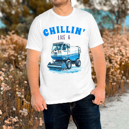 Camiseta Fã Engraçada De Hockey Chillin Como Resurfactor De