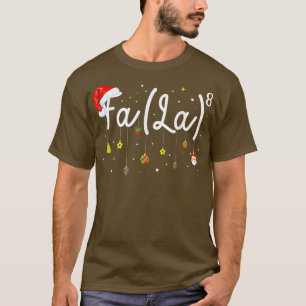 Camiseta Fa (La)8 Papais noeis De Natal Engraçados Fa La Ma