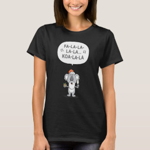 Camiseta Fa La La La Koala La La Cute Christmas Matching