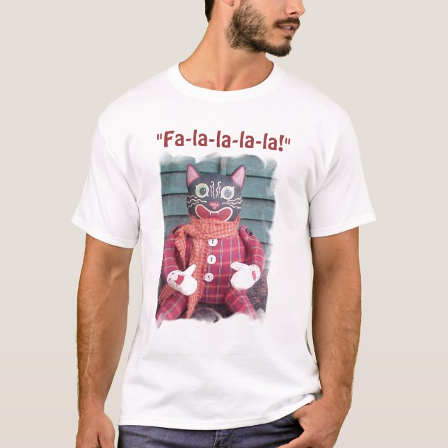 Camiseta "Fa-la-la-la-la " (Frente)