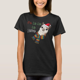 Camiseta Fa La La La Llama Natal