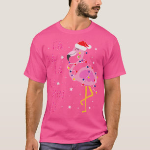 Camiseta Fa La La mingo Flamingo para o presente de Natal