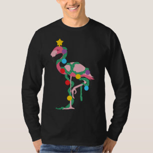 Camiseta Fa La La Mingo Pink Flamingo Flamingo Das Árvores 