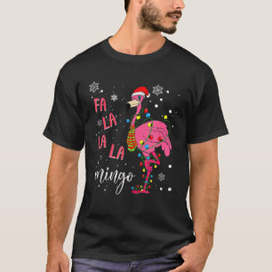 Camiseta Fa La Mingo Santa Hat Natal