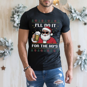 Camiseta Fá-lo-ei pelo Natal Engraçado do Ho