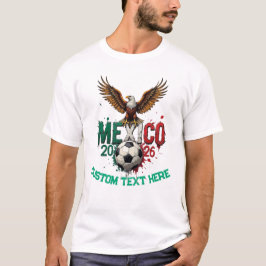 Camiseta Fã Personalizado da Seleção Mexicana de Futebol