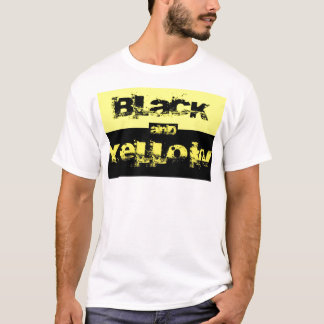Camiseta Fã preto & amarelo