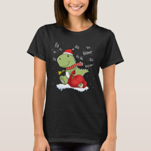 Camiseta Fa Ra Ra Ra Rawr Tree Rex Funny Xmas Presente