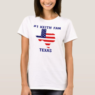 CAMISETA FÃ TEXAS DE #1 KEITH