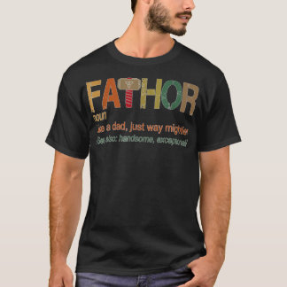 Camiseta Fa Thor Like Pai Muito Mais Poderoso Dos Pais Heró