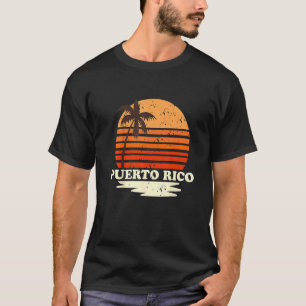 Camiseta Fã vintage da América do Norte de Porto Rico dos a