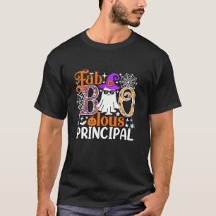 Camiseta Fab Boo Lous Diretor Dia de as Bruxas engraçado Fi