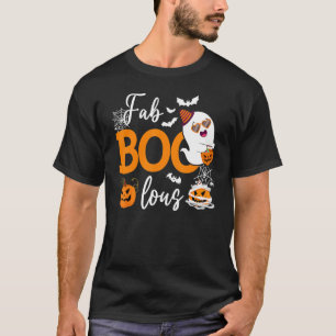 Camiseta Fab Boo Lous Spooky Season Halloween Ghoul Ghost