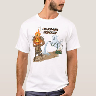 Camiseta Fab-ULO-so Bombeiro Halloween