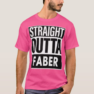 Camiseta Faber Name Hetero Outta Faber