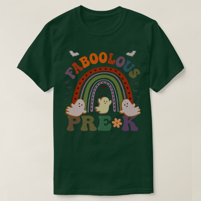 Camiseta FABOOLÓGICO PRÉ-K PROFESSOR FABOOLOSO Esta É A Min (Frente do Design)