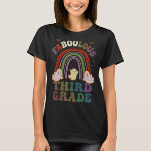 Camiseta FaBOOlous 3RD GRADE TEACHER Figurume Este É O Meu 