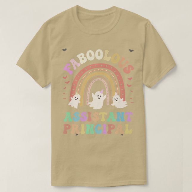 Camiseta FaBOOlous ASSISTENTE Figurino Este É O Meu S (Frente do Design)