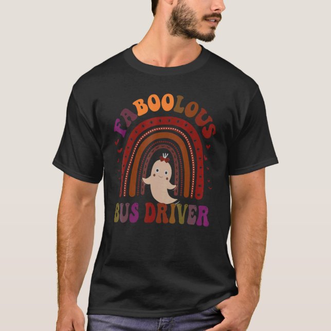 Camiseta FaBOOlous BUS DRIVER Figurume Esta É Minha Tela Sp (Frente)