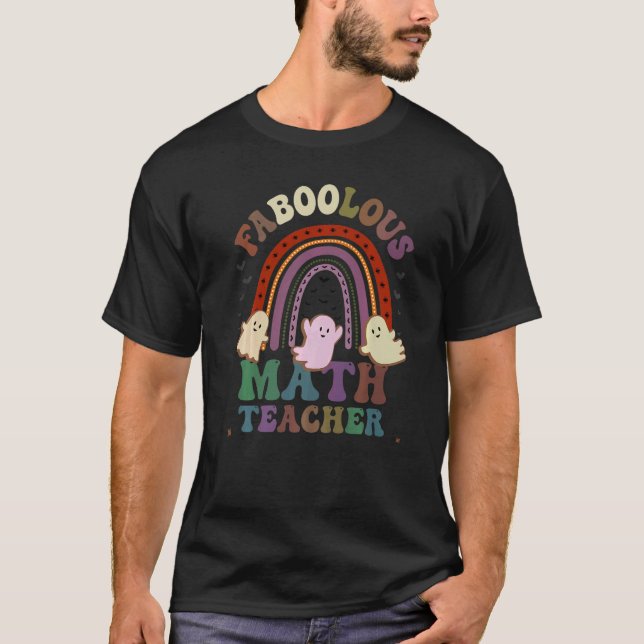 Camiseta FaBOOlous, Figurino Do Professor De Matemática Est (Frente)