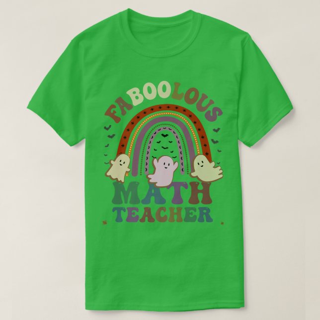 Camiseta FaBOOlous, Figurino Do Professor De Matemática Est (Frente do Design)